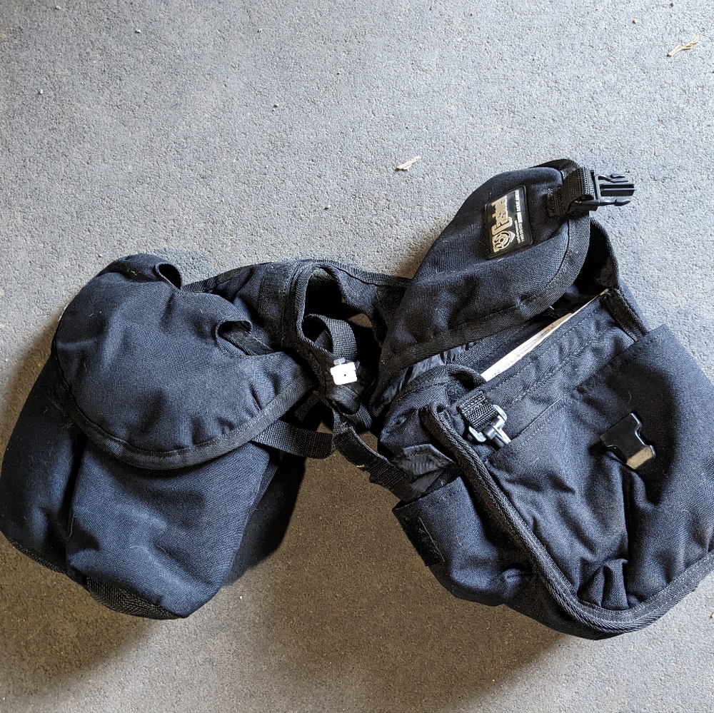 Cashell Western Horse Saddle Bags Black